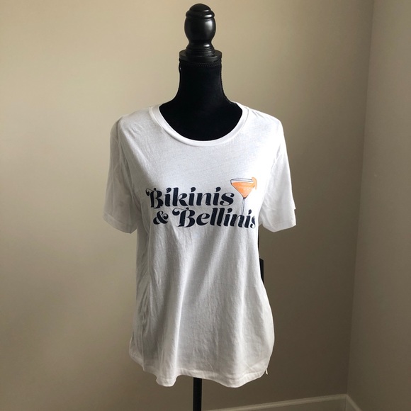 Wildfox Bikinis & Bellinis graphic tee Large - Picture 1 of 12